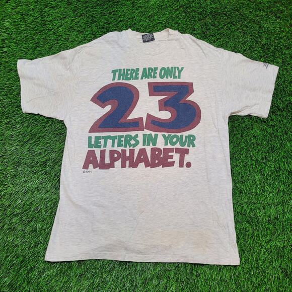 Vintage 90s AND 1 Trash Talk Tee Mens M USA Streetball Basketball